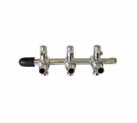 WHAMVOX Vanne à Levier en Acier Inoxydable 4mm pour Pompe à Air D'aquarium, Réglage du Débit d'air Ajustable, Accessoire Portable pour Aquarium et Poisson