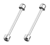 WHAMVOX Watch Tube 2pcs Tiges de vis de Montre en Acier Inoxydable, Argent, Easy to Install, Keeps Buckle Connected to Watch Band, Repair for Jewelers