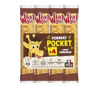 WHAOU! - Crêpes Chocolat, Gâteau Moelleux Savoureux, 128g - Lot De 4
