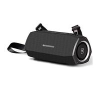 Wharfedale Enceinte Bluetooth étanche sans fil TWS avec basses de 45 W, haut-parleur robuste avec batterie de 15000 mAh, kit mains libres HD pour camping en plein air (noir)