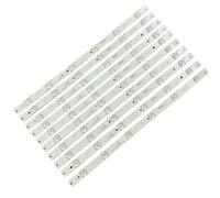WHARGTSL Bande LED adaptée for Sharp LC49SFE7451K LC49SFE7452K LC49CUF8472ES LC-49UI77552K 49UI77552E LC-49CFG6452E LC-49CFG6352E LC-49CFG6241K(Kit 10pcs for 1 TV)