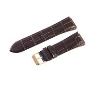 WHARGTSL Bracelet de Montre en Cuir de Vache première Couche, adapté au Bracelet de Montre Fit for Guess 22mm W0040G3/W0040G5/W0247G3(Coffee-RS-K1)