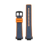 WHARGTSL Bracelet de montre en nylon et silicone for homme, compatible Fit For Casio GA110/100/120 DW5600 GW-B5600 GM-5600 GW-M5610(Blue orange bk)