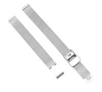WHARGTSL Bracelet de montre for femme en acier et métal, compatible Fit For les montres Fit For quartz Fit for Julius Fit For petit cadran (8, 10, 12, 14 et 16 mm)(Steel,18mm)