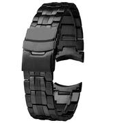 WHARGTSL Bracelet en acier inoxydable for montre Casio Edifice EF-550D, accessoire for homme, 22 mm(Black)