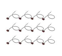 WHARGTSL Lot de 12 Feux arrière étanches for Trottinette électrique Fit for Ninebot Max G30 : Feux de signalisation et de freinage.