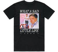 What A Sad Little Life Jane Mens T-Shirt Tee Funny Come Dine with Me Enjoy The Money Size 3XL