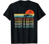 What A Save Vintage Retro Rocket Soccer Car League Tee Round Neck Unisex Tops Men's 100% Cotton Short-Sleeve T-Shirts XXXL