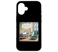 What Am I Doing with My Lives - Chat Amusant de Crise de la quarantaine Coque pour iPhone 16