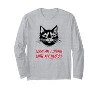 What Am I Doing with My Lives ? (Funny Cat Statement) Manche Longue