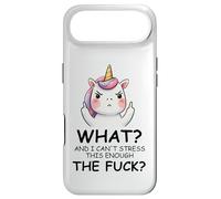 What and I Cannot Stress This Enough The Fuck Unicorn Funny Coque pour iPhone Air