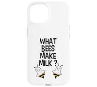 What Bees Make Milk, Blague d'halloween Amusante Coque pour iPhone 15