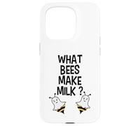 What Bees Make Milk, Blague d'halloween Amusante Coque pour iPhone 15 Pro