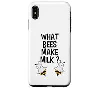 What Bees Make Milk, Blague d'halloween Amusante Coque pour iPhone XS Max