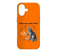 What Cats Really Think Funny Cat Physics Humor Men Women Coque pour iPhone 17