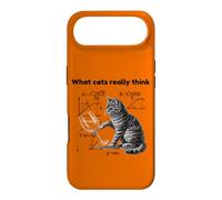 What Cats Really Think Funny Cat Physics Humor Men Women Coque pour iPhone Air
