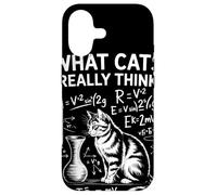 What Cats Really Think Humour Physique Chat Science Amusant Coque pour iPhone 17