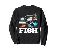 What da Fish Plastic im mer Pollution environnementale pêcheur Sweatshirt