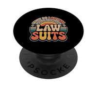 What Do Lawyers Wear to Work Law Suits Legal Puns - PopSockets PopGrip Adhésif