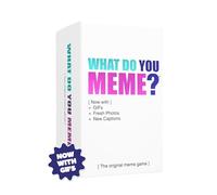 WHAT DO YOU MEME? Core Game Black Edition - Le Jeu hilarant pour Adultes pour Les Amateurs de mèmes