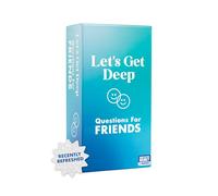 WHAT DO YOU MEME? Let's Get Deep Friends Edition, Jeu de Cartes de Groupe Amusant, Jeu Facile pour Adultes, Parfait pour Les Jeux de fête avec des Amis, Comprend 400 Cartes