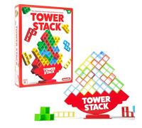 What Do You Meme? Relatable & Games4two Tower Stack - Jeu d'équilibre pour enfants et adultes à partir de 8 ans, jeux amusants en famille par Relatable & Games4two, pour 1 à 4 joueurs, gris