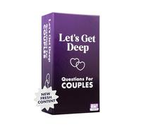 WHAT DO YOU MEME? Relatable Let's Get Deep Jeu de Cartes pour Couples, 300 Cartes pour créer des Liens Profonds, Excellent pour Les soirées en Amoureux, comme Cadeau de Mariage, Les Nouveaux Couples