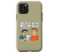 What Does He Want Meow - Funny Cat Pun Design Coque pour iPhone 11 Pro