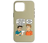 What Does He Want Meow - Funny Cat Pun Design Coque pour iPhone 16 Pro Max