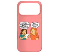 What Does He Want Meow - Funny Cat Pun Design Coque pour iPhone 17 Pro Max