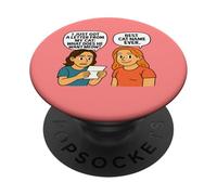 What Does He Want Meow - Funny Cat Pun Design PopSockets PopGrip Adhésif