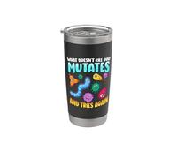 What Doesn't Kill You Mutates and Tries Again Funny Biology Gobelet isotherme en acier inoxydable double paroi