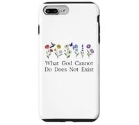 What God Cannot Do Does Not Exist Sign Christian God Quote Coque pour iPhone 7 Plus/8 Plus