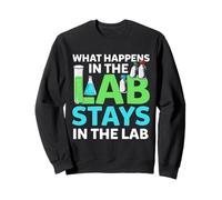What Happens in The Lab Stays in Lab Chimie Laboratoire Sweatshirt