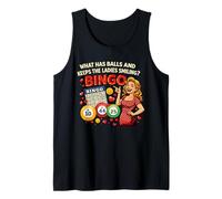 What Has Balls and Keep The Ladies Smiling Bingo Humour Débardeur