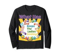 What Has Balls and Keep The Ladies Smiling Bingo Humour Manche Longue