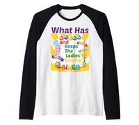 What Has Balls and Keep The Ladies Smiling Bingo Humour Manche Raglan