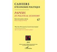 What have we learned on growth cycles analysis ? Qu'a-t-on appris sur la croissance cyclique ? - Collectif - L'harmattan - broché - Revue