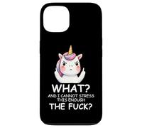 What & I Cannot Stress This Enough The FCK Sign Fuck Unicorn Coque pour iPhone 13