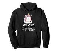 What & I Cannot Stress This Enough The FCK Sign Fuck Unicorn Sweat à Capuche