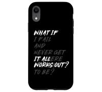 What If IT All Works Out? Coque pour iPhone XR