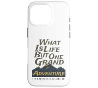 What is Life But One Grand Adventure Mountain Nous Appelle Coque pour iPhone 16 Pro