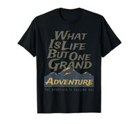 What is Life But One Grand Adventure Mountain Nous Appelle T-Shirt