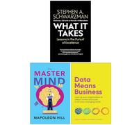 What It Takes, The Master Mind & Data Means Business 3 Books Collection Set