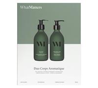 WHAT MATTERS Coffret Duo Corps Orange Poivre Noir + Cèdre Mandarine 290ml
