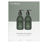 WHAT MATTERS Coffret Duo Mains Vétiver Bergamote + Cèdre Mandarine 290ml