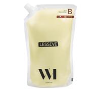 WHAT MATTERS Éco-recharge Lessive Fleur de Cerisier 1L, nettoie tous types de textiles dès 30°C, formule concentrée vegan à base de savon végétal, parfum subtil, fabriqué en France