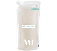 WHAT MATTERS | Gel Douche Éco-Recharge 580ml - Certifié Bio et Vegan, Mousse Onctueuse et Parfum Envoûtant, Flacon en Verre Renforcé, Formule pH Équilibré, Aloe Vera