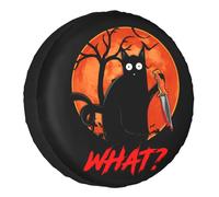 What Murderous Cat Holding Knife Spare Wheel Cover,Prado Pajero Wrangler Funny Halloween Jeep,Montres Suv,Véhicule Versi4 X 4 - Type 15 Inch #B
