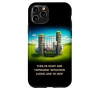 What Our 'Hopeless' Situation Looks Like to God: Faith Sheep Coque pour iPhone 11 Pro